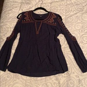 American eagle embroidered top
